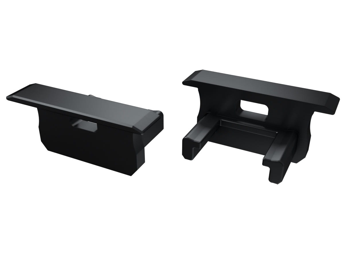 Zaślepka do profilu B czarna z otworem